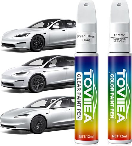 Stealth Grey(PN01) Touch Up Paint for tesla ModelY/3/X/S,2-In-1 Car Scratch Remover Pen,Car Paint Scratch Repair Kit for Scratches,Chips & Nicks,2-PCS SET in Saudi Arabia