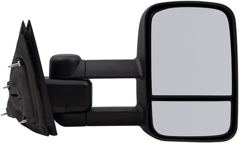 Brock Replacement Passenger Manual Side Tow Mirror with Telescopic Dual Arms Compatible with 2014-2018 Silverado Sierra 2019 LD/Limited Pickup Truck 22820396 in Kuwait