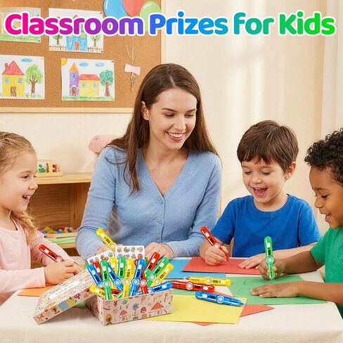 24PCS Glow Fidget Spinner Pens Party Favors for Kids 8-12 Goodie Bags Stuffers Classroom Kids Prizes Bulk Toys for Toddlers Light Up Spinning Pens Treasure Chest Birthday Back To School Return Gifts in Saudi Arabia