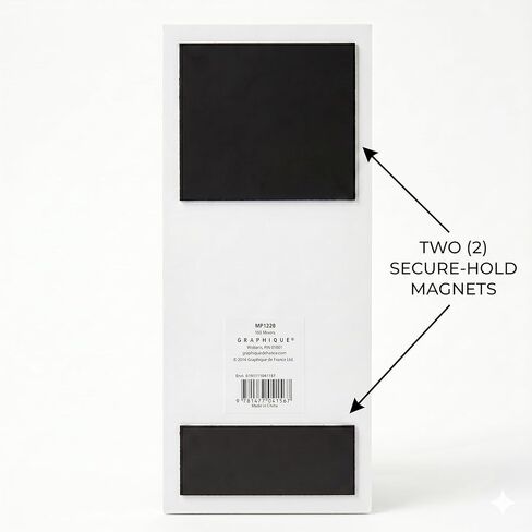 Magnetic Note Pad for Fridge - Grocery List Magnet Pad for Fridge Lined Notepad Cute 100 Sheet Chunky List Magnetic Notepads for Refrigerator Kitchen Memo Slim Notepad with Magnet Decorative Notebook in Kuwait