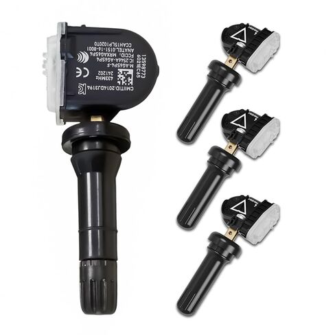 13598773 TPMS Sensor Tire Pressure Sensor 433 MHZ Compatible with Chevy Silverado 1500 Camaro Impala Express Suburban Silverado Cruze Buick Enclave Traverse Malibu Lacrosse GMC Sierra(Set of 4) in Kuwait