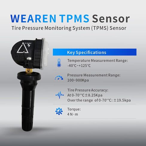 13598773 TPMS Sensor Tire Pressure Sensor 433 MHZ Compatible with Chevy Silverado 1500 Camaro Impala Express Suburban Silverado Cruze Buick Enclave Traverse Malibu Lacrosse GMC Sierra(Set of 4) in Kuwait