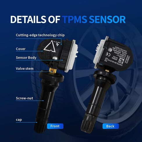13598773 TPMS Sensor Tire Pressure Sensor 433 MHZ Compatible with Chevy Silverado 1500 Camaro Impala Express Suburban Silverado Cruze Buick Enclave Traverse Malibu Lacrosse GMC Sierra(Set of 4) in Kuwait