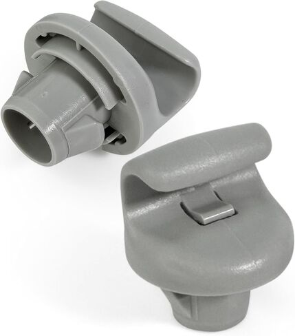 ClicknFit Sun Visor Clip Hook Retainer متوافق مع Nissan Sentra Leaf Kicks Juke 350Z Versa Note، Infiniti G35 FX35 FX45 2003-2024 رمادي - حامل دعامة قناع 96409-1KA0A in Kuwait