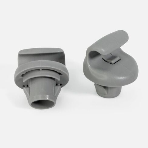 ClicknFit Sun Visor Clip Hook Retainer متوافق مع Nissan Sentra Leaf Kicks Juke 350Z Versa Note، Infiniti G35 FX35 FX45 2003-2024 رمادي - حامل دعامة قناع 96409-1KA0A in Kuwait
