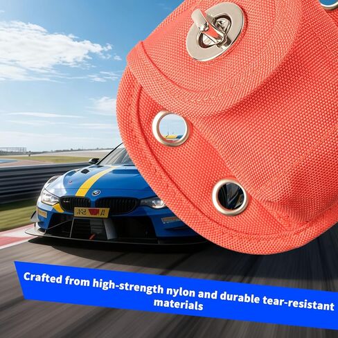 Transponder Mounting Pouch for Race Car, Universal Transponder Case for Race Track Orange Waterproof in Saudi Arabia