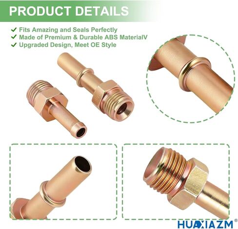 Automatic Transmission Cooler Line Fittings, Trans Oil Cooler Line Connectors Compatible with 1987-2006 Jeep Wrangler YJ/TJ 2.4L 2.5L L4 4.0L L6 in Saudi Arabia