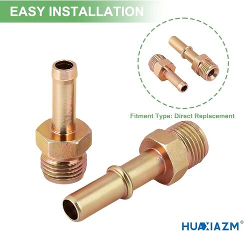 Automatic Transmission Cooler Line Fittings, Trans Oil Cooler Line Connectors Compatible with 1987-2006 Jeep Wrangler YJ/TJ 2.4L 2.5L L4 4.0L L6 in Saudi Arabia