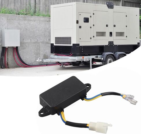 مولد منظم الجهد الكهربائي العالمي AVR 220 فائق التوهج مثبت الجهد العالي الأداء لمولدات 1 3 كيلو وات مع 6 أسلاك ومكونات إلكترونية متينة in Kuwait