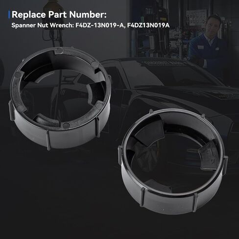 2PCS Headlight Bulb Socket Clip F4DZ-13N019-A for Ford Lincoln Mercury Models, Headlamp Retainer Ring Replace F4DZ13N019A in Saudi Arabia