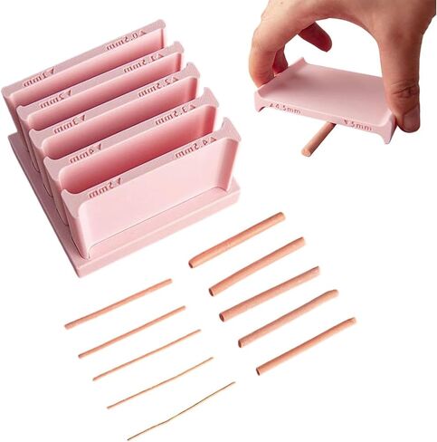 Polymer Clay Thickness String Roller Tool, Professional Polymer Clay Roller with Precise Thickness Control, Pottery Teaching Rolling Mud Stick Guide Tools for DIY Crafts and Jewelry Making in Saudi Arabia