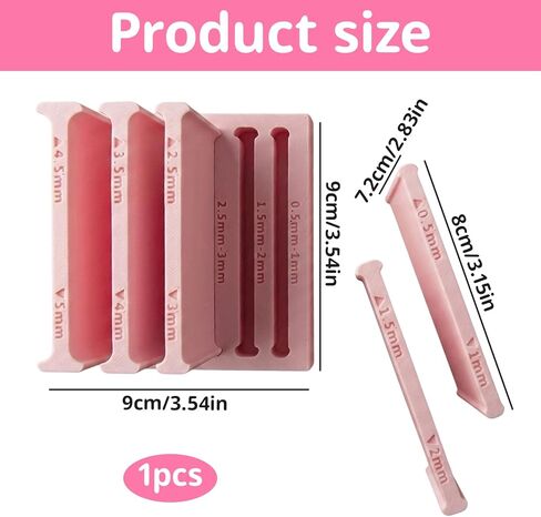 Polymer Clay Thickness String Roller Tool, Professional Polymer Clay Roller with Precise Thickness Control, Pottery Teaching Rolling Mud Stick Guide Tools for DIY Crafts and Jewelry Making in Saudi Arabia