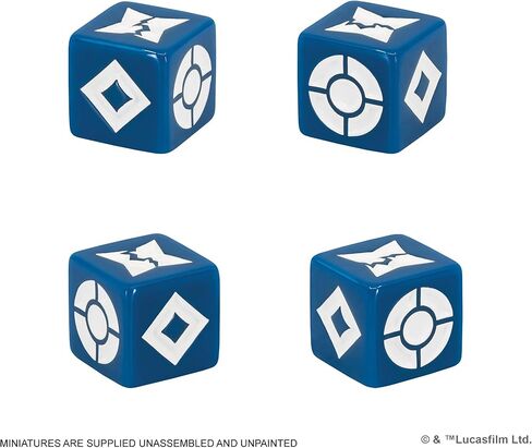 حزمة Star Wars Shatterpoint DICE - إضافة أساسية مثالية لبناء فريق الهجوم، لعبة منمنمات الطاولة للأطفال والكبار، للأعمار من 14 عامًا فما فوق، لاعبان، 90 دقيقة من وقت اللعب، مصنوعة بواسطة Atomic Mass Games in Kuwait
