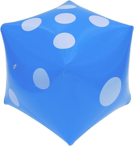 Jumbo Inflatable Dice For Indoor Outdoor Board Game Photo Prop Poker Night Las Vegas Casino Party, 6 Pcs 3 Color Novelty Blow Up Cube Fun Game Dice For Lawn Floor Ludo Swimming Pool Beach Summer Party in Saudi Arabia