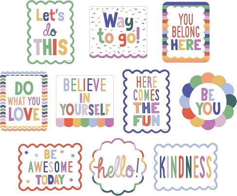 Teacher Created Resources Color Crush Positive Sayings Accents (TCR9366) in Saudi Arabia