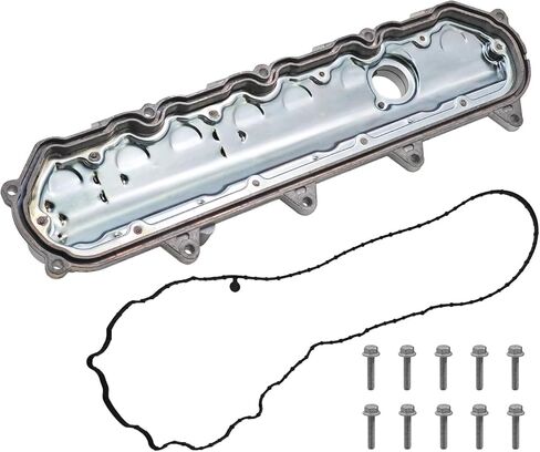 12623926 غطاء صمام المحرك الأيسر من الألومنيوم متوافق مع Chevy Silverado 1500 2014-2019، Suburban 2015-2020، يناسب Gmc sierra 1500 2014-2019 5.3L 6.2L، 12692546 12619980 in Kuwait