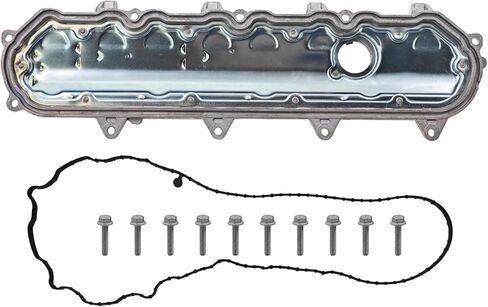 12623926 غطاء صمام المحرك الأيسر من الألومنيوم متوافق مع Chevy Silverado 1500 2014-2019، Suburban 2015-2020، يناسب Gmc sierra 1500 2014-2019 5.3L 6.2L، 12692546 12619980 in Kuwait