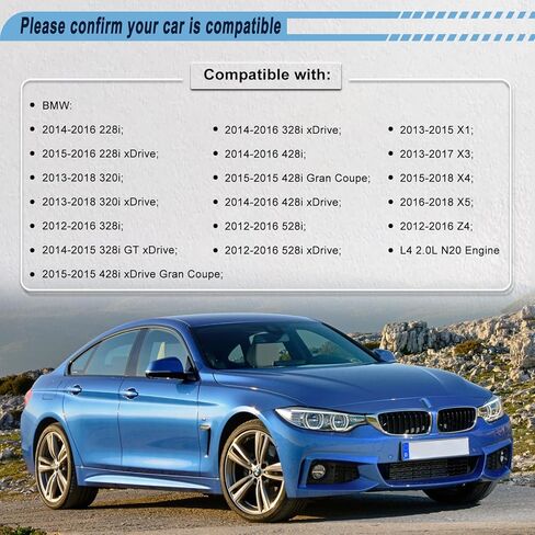 غطاء صمام المحرك N20، مع حشية، متوافق مع 2012-2018 228i 320i 328i 428i 528i X1 X3 X4 X5 Z4، استبدال 11127588412، 11127588418، 11127625477، V208711، 15186739 in Kuwait