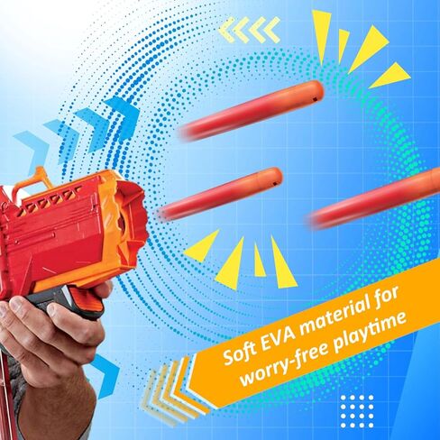 حزمة إعادة تعبئة 36 سهمًا إسفنجيًا من سينثورا، ذخيرة إسفنجية EVA 9.5 سم، سهام إعادة تعبئة متينة متوافقة مع Nerf Elite Mega (أحمر) in Kuwait