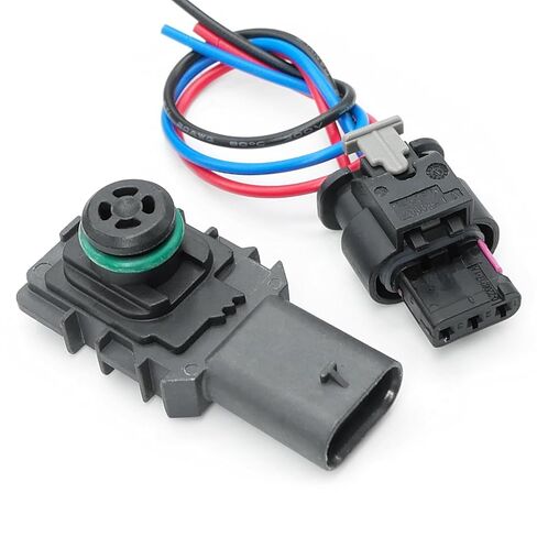 07K906051 Air Injection Pressure Sensor with Connector Pigtail Replacement for VW Golf Jetta Passat Beetle Rabbit 2.5L 2006-2014 in Kuwait
