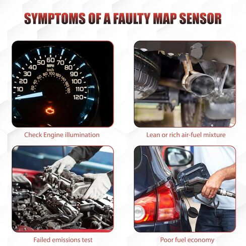 A0061531528 Manifold Absolute Pressure Sensor Compatible with Sprinter 2500 Sprinter 3500 Grand Cherokee E320 E350 Gl320 Gl350 Ml320 Ml350 R320 R350 S350 in Kuwait