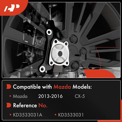 A-Premium Front Left Suspension Steering Knuckle Compatible with Mazda CX-5 CX5 2013 2014 2015 2016, Driver Side in Kuwait