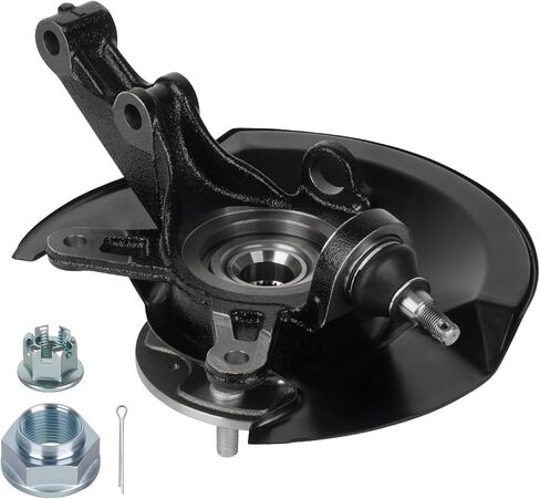 TadaMark Front Left Steering Knuckle & Wheel Bearing Hub Assembly fit for Honda Civic 1.7L 2001 2002, Driver Side for 698-479 in Kuwait