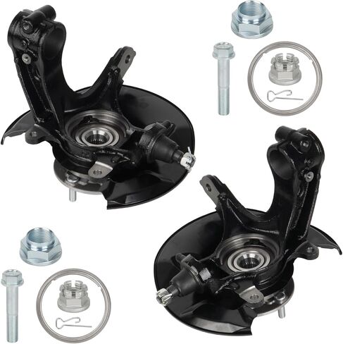TadaMark Front Steering Knuckles & Wheel Bearing Hub Assembly Fit for Honda Accord 2.4L 2013 2014 2015 2016, for Accord 2.0L 2014 2015, Left Driver and Right Passenger Side in Kuwait