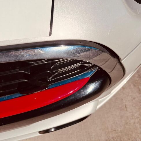 Front Grille Decoration Cover Stripe for Mini F55 F56 Car Styling Accessories Red in Saudi Arabia