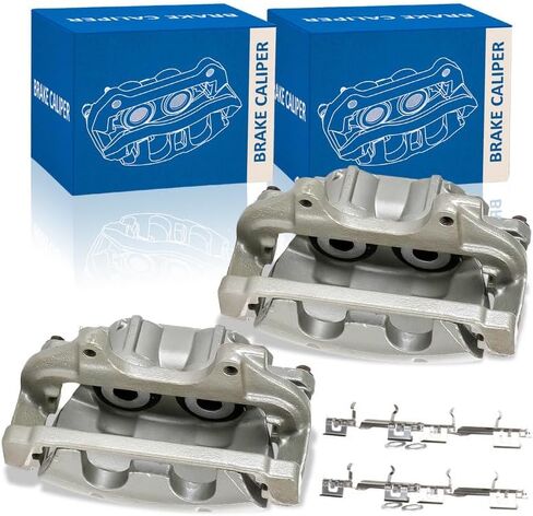 2Pcs Disc Brake Caliper Assembly with Bracket Compatible With Chrysler 300 2005-2011, 2009-2011 Dodge Challenger V8-5.7L, Dodge Charger 2006-2011, Magnum 2005-2008, 18B5017 18B5016 in Kuwait