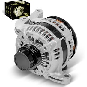 مولد كهربائي مطور Oktiger 2.3L 200A لفورد موستانج 2015-2023 RWD فقط Ecoboost، Ecoboost Premium 2.3L، L4 Gas 12V 200Amp في اتجاه عقارب الساعة 4-Groove Decoupler Pulley، OE FR3T-10300-FA in Kuwait