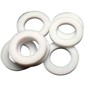 2-5Pcs Hard PTFE Gasket Flat Washer Thickness 2mm OD 102-260mm Resistant for Flange OD*ID*CS(172x160x2-5Pcs) in Kuwait
