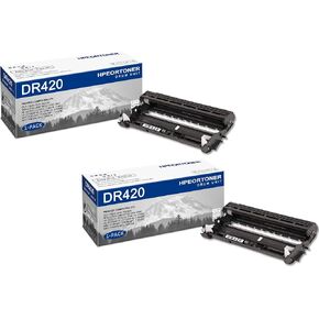 2 PK DR420 Black Drum Unit 15,000 pages High Yield Compatible, DR420, Replacement for Brother DCP-7060D DCP-7065DN IntelliFax-2840 HL-2220 HL-2230 HL-2240 HL-2280DW MFC-7240 MFC-7360N Printer in Saudi Arabia