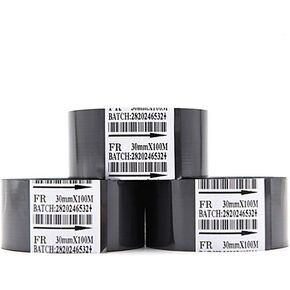 10 Rolls FR Thermal Transfer Ribbon for Date Coder Printer Machine HP-241 241B 241S TJ-08 DY-8 DY-6 (35MM X 100M) in Saudi Arabia