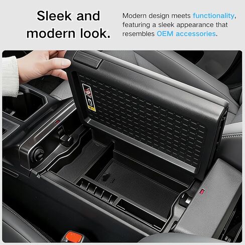 Upgraded Center Console Organizer Compatible with 2026 Toyota RAV4 6th Gen Accessories, Interior Insert ABS Materials Tray, Armrest Box Secondary Storage Tray in Saudi Arabia