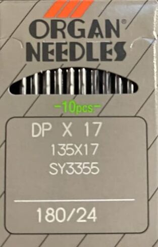 إبرة مع 10 إبر ماكينة خياطة DPX17 / 135X17 / SY3355 / 2167 (180/24) in Kuwait