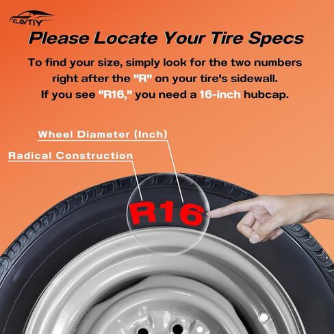 16 Inch Hubcaps Compatible with 1992-2014 Ford E150 E250 E350 Van, Gloss Black Wheel Covers for Factory 8 Lug Steel Wheels, F8UZ-1130-AA Replacement, Snap-On Hubcap Set of 4 (Black) in Saudi Arabia