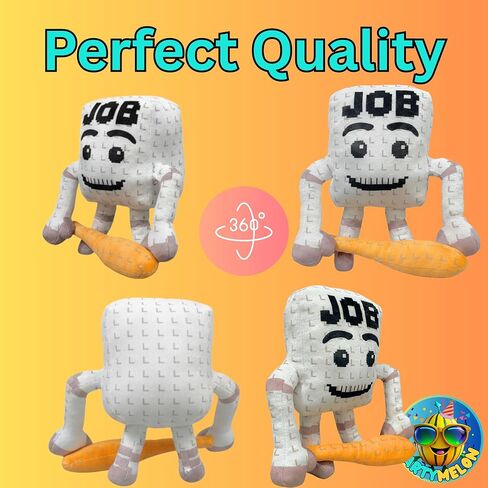 Job Job Job Plush 9" Steal a Brainrot Plush Meme AI-Crafted Stuffed Figure Pillow for Video Game Fans Room Decor in Saudi Arabia