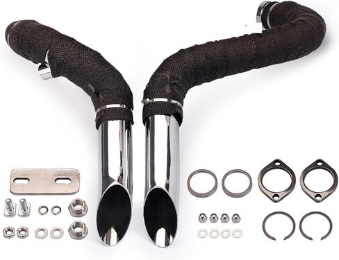 Motorcycle Exhaust Pipe Custom Forward Control Accessories Motorcross For Harley T7 For Softail Sportster 883 1200 in Kuwait