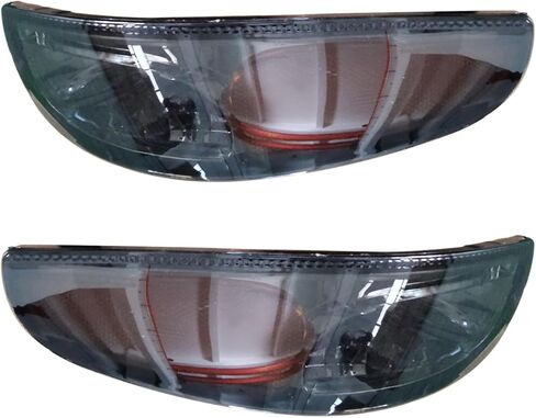dreamdragon Front Signal Turning Lamps Lights Smoke Lens Set Compatible with 1997-2004 Chevy Corvette C5 in Kuwait