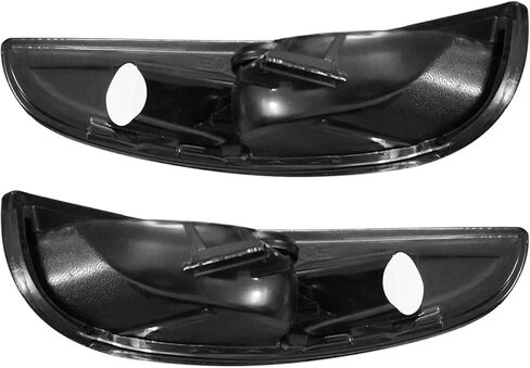 dreamdragon Front Signal Turning Lamps Lights Smoke Lens Set Compatible with 1997-2004 Chevy Corvette C5 in Kuwait