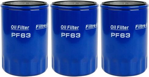 3 قطعة PF63 فلتر زيت المحرك الفاخر لفورد 2011-2025 F-150، 2014-2015 F-250/F-350/F-450،2011-2024 موستانج؛ لـ 2014-2023 تشيفي سيلفرادو؛ لسيارة تشيفي كامارو 2022-2023 in Kuwait