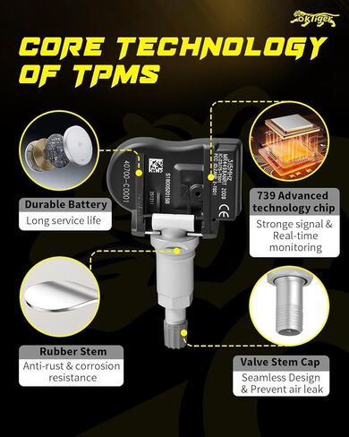 مستشعر Oktiger 315 ميجا هرتز TPMS مبرمج مسبقًا مناسب لنيسان فرونتير 2004-2015، سينترا 2007-2012، فيرسا 2007-2012، تيتان 2004-2015، Nv200 2013-2014 مورانو كويست، لإنفينيتي Fx35 M35، OE#40700-CD001 in Kuwait
