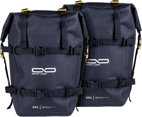 Giant Loop Mototrekk Panniers, Waterproof Side Luggage Rack-Mounted, Universal Fit, Ideal for Adventure Touring, Sport Touring, Dual Sport & More in Saudi Arabia