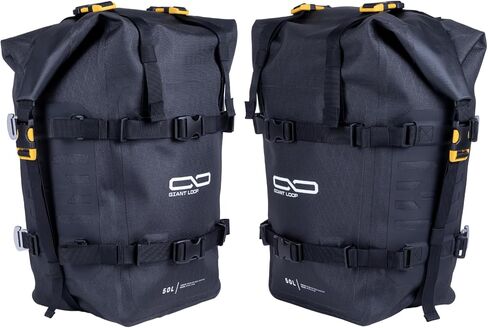 Giant Loop Mototrekk Panniers, Waterproof Side Luggage Rack-Mounted, Universal Fit, Ideal for Adventure Touring, Sport Touring, Dual Sport & More in Saudi Arabia
