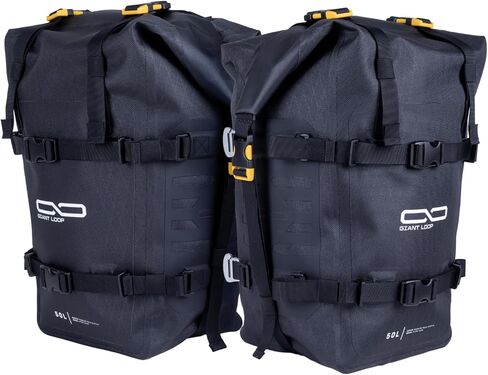 Giant Loop Mototrekk Panniers, Waterproof Side Luggage Rack-Mounted, Universal Fit, Ideal for Adventure Touring, Sport Touring, Dual Sport & More in Saudi Arabia