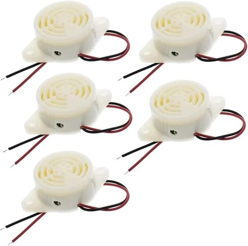 SFM-27 95DB Alarm Buzzer, High-Decibel 3-24V Electronic Beep Continuous , for Car Van 10pc in Kuwait