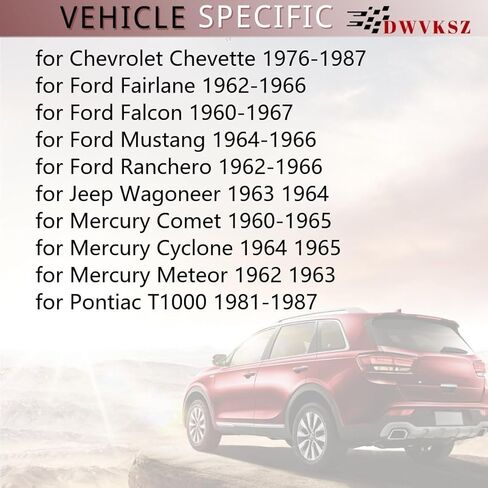 استبدال محمل ناقل الحركة اليدوي الخلفي لـ Mercury Meteor 5.8L 1962، لـ Meteor 6.4L 1962، لـ Ford Fairlane 3.6L 1962، لـ Falcon 3.3L 1964، لـ Falcon 3.6L 1962، عبوة واحدة in Kuwait