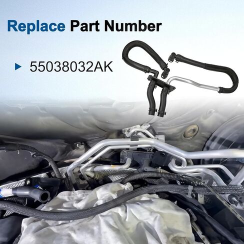مجموعة خرطوم السخان 55038032AK 55038032AE مناسبة لسيارة جيب جراند شيروكي 5.7L V8 2011-2017، لسيارة دودج دورانجو 2011-2014 in Kuwait