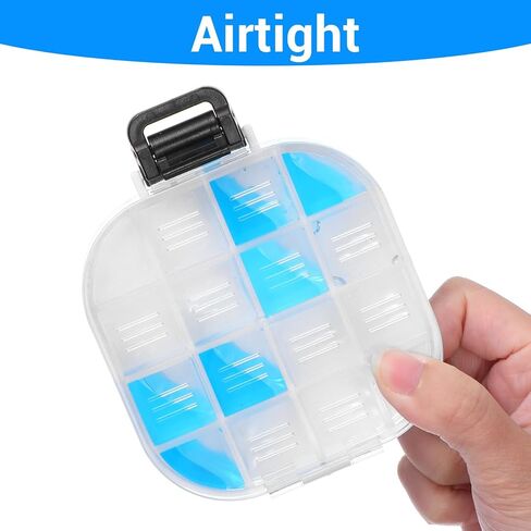 16 Well Paint Saver Storage Palette, Airtight Paint Palette Box with Lid, Portable Travel Art Supplies for Watercolor Acrylic Gouache Oil Painting in Saudi Arabia